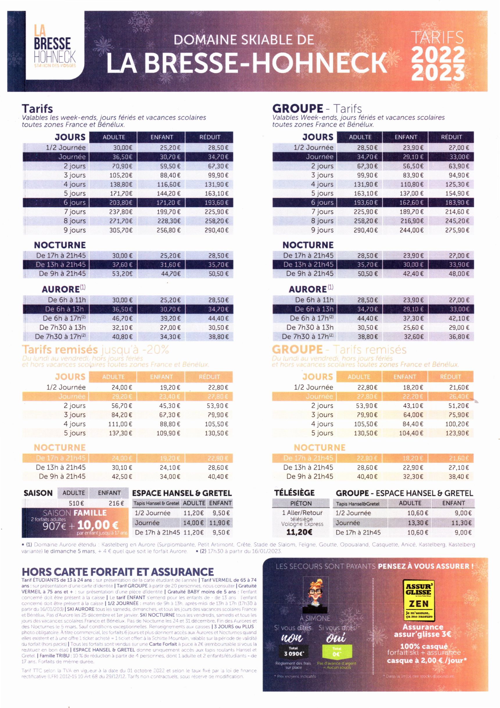 tarifs 22.23 LaBresse Labellemontagne 1.2mo